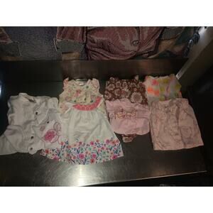 MIXED LOT BABY GIRL CLOTHING 7PIECES Mix Size Lot 2